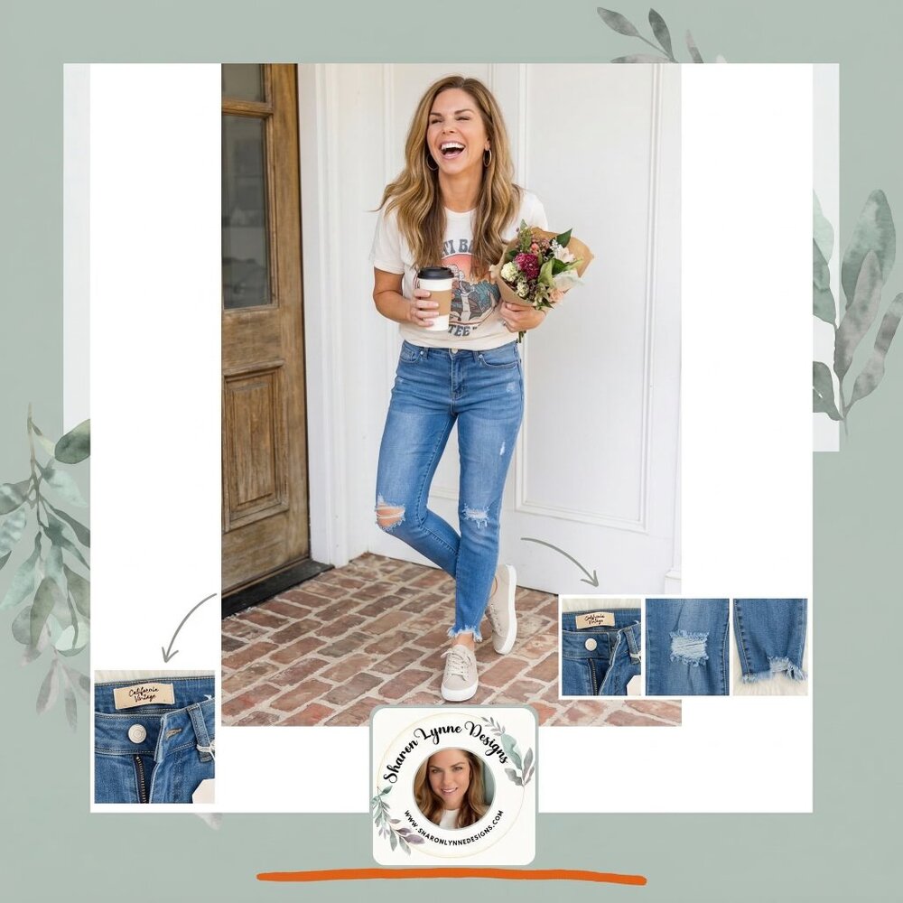 California Vintage Jeans Size 7/28 - Picture 4 of 9